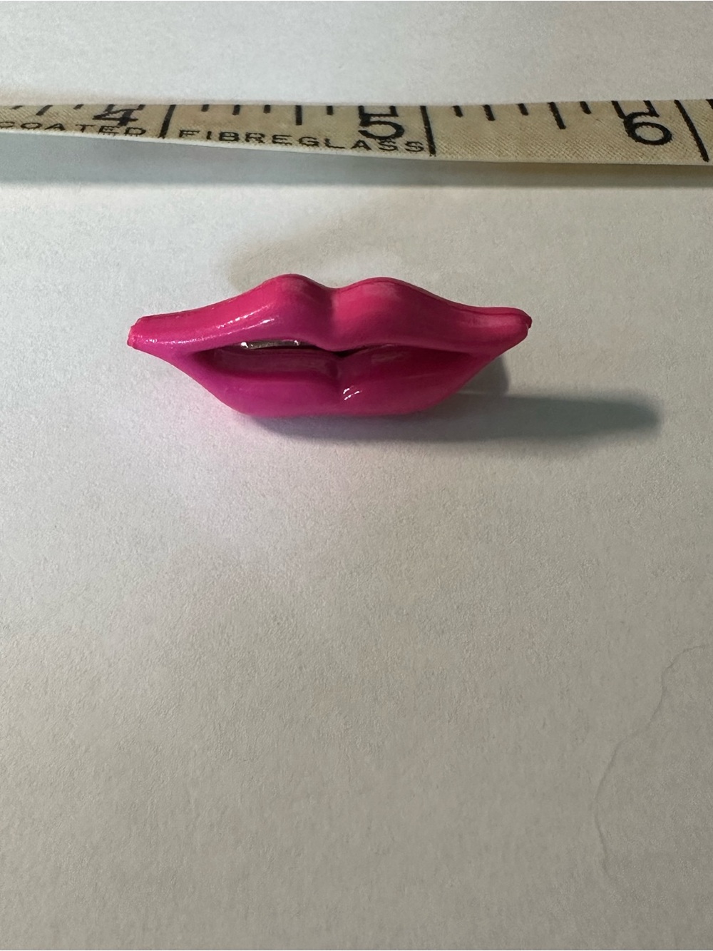 Vintage Pink Lips Brooch